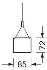REGIOLUX LED-Pendelleuchte 1LED 4000K si hokal-HLHIX/1500 5400 840 ET 5535lm sym