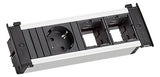 BACHMANN Steckdosenleiste 1f alu 0,2m KAPSA 927.062 35° IP20 1,5qmm