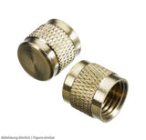 Kappe mit Dichtung NFT5-16 1/2"-20 UNF (5/16" SAE) für Schraderventile