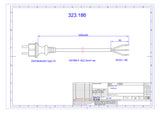 BACHMANN Netzanschlussleitung 5m 16A sw 323.186 3x2,5qmm IP20 Aderendh 0-70°C