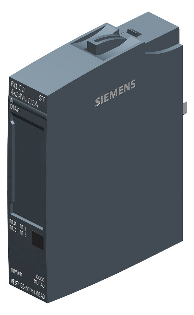 SIEMENS Digital I/O-Modul DC 19,2-28,8V 6ES7132-6GD51-0BA0 4Ausg Relais
