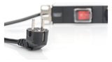 ASSMANN ELEKTRO 1HE Alu. PDU 7-fach 7x Schuko.Schalter 16A DN-95402