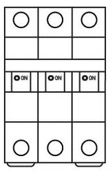 DOEPKE Leitungsschutzschalter UC B 10A DLS 6H B10-3 6KA 3p 400V 3TE 50Hz IP20
