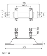 Walraven Fixpunktsatz dB-FiX 200 f. d: 159-169 mm Schallschutz DIN 4109 | 2622150