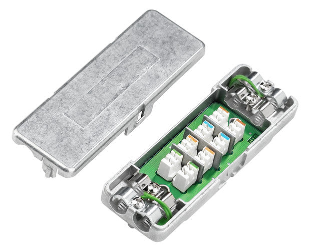 WEIDMÜLLER Klemmenkasten 0,8qmm 16f ST IE-CCM 112x37x20mm AP IP20 hfr