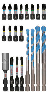 BOSCH-EW Werkzeugset 20tlg Bohrer 4xHSS BOHRER-/SCHRAUB Box
