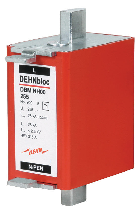 DEHN SE Blitzstromableiter TN TN-C 2,5kV TN-S TT 230VAC NH00 NH00 50kA  TN-C-S