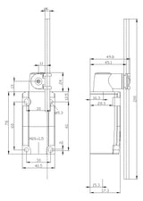 SIEMENS Einzelpositionsschalter 1S 1Ö 1W 3SE5112-0CH80 Metall Stangenhebel