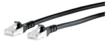 METZ CONNECT Patchkabel Cat6A 5m sw RJ45 1308455000-E S/FTP AWG26 1:1