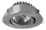 MEGAMAN LED-Einbaustrahler 6,5W Konv ni RICO MM76735 1LED 1800-2800K ws 500lm