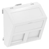 BETTERMANN Zentralplatte Mod-Jack 2f rws DTS-2RM RW1 Schraubbef m.Staubschutz
