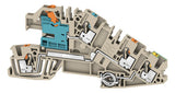 WEIDMÜLLER Installationsklemme 24A 3pot AITB 2.5 BB NDT-L-PE 0,5-2,5qmm bg