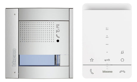LEGRAND Türsprech-Set Bus 1xTeiln alu ws Flex'ONE Bticino 364234