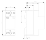 SIEMENS Installationsschütz 25A 230V/UC 5TT5030-0 400V/AC 4S 2TE