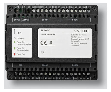 SIEDLE Codeschloss 500000Pers 16Tür SE 600-0 vernetz PC-Anb