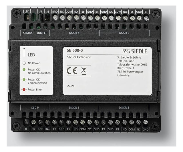 SIEDLE Codeschloss 500000Pers 16Tür SE 600-0 vernetz PC-Anb