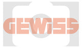 GEWISS LED-Anbaustrahler 50W Konv 1LED ELIA FL S3 50W 840 ASYM. ON/OFF sw ws
