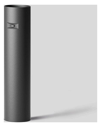 BEGA Poller für Wegeleuchte zylindr Alu 84170 Mit Grundplatte gr