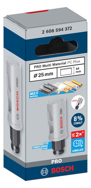BOSCH-EW Lochsäge  25mm T44mm Sechskant LOCHSÄGE f.Gips Holz