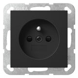 GIRA Steckdose 1f sw mt UP m.BS IP20 System 55 4485005