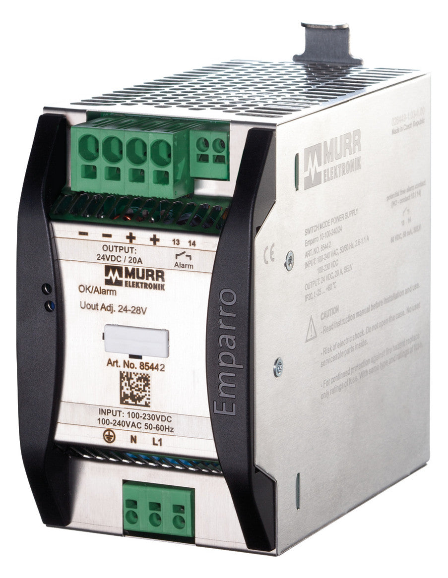 MURR Gleichstromversorgung REG 48-56V Emparro 85439 480W 85-265VUC 10A IP20