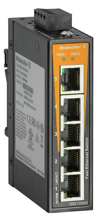 WEIDMÜLLER Switch Hutschiene Layer2 IE-SW-EL05-5TX 5x10/100Mbps