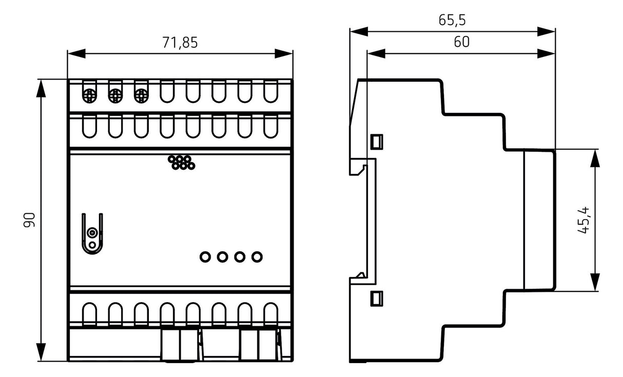 THEBEN Spannungsversorgung KNX REG 4TE PS 640 mA T KNX 640mA LED