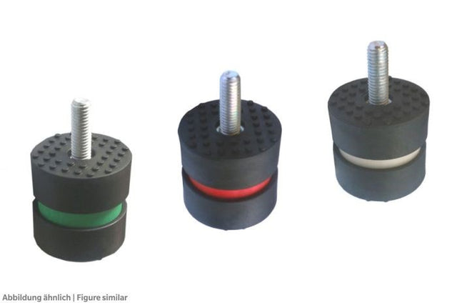 Schwingungsdämpfer CB-NOCE-VD4040W Set 4 St. gelb max. 200kg, mit Bef.-Material