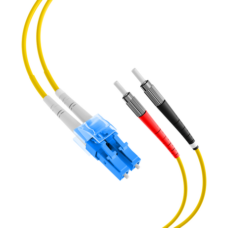 Duplex Patchkabel DIN-LC OS2 2m LSZH 2mm gelb - O0349.2