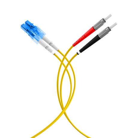 Duplex Patchkabel DIN-LC OS2 3m LSZH 2mm gelb - O0349.3