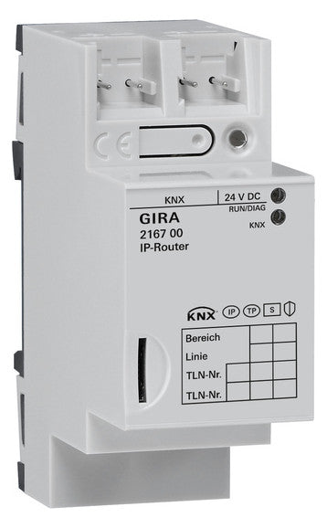 GIRA Datenschnittstelle REG 2TE KNX Eth 216700 LED