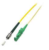 Simplex LWL Patchkabel E2000®/APC-FC/APC OS2 1m 3,0mm Gelb 9/125µm Stück