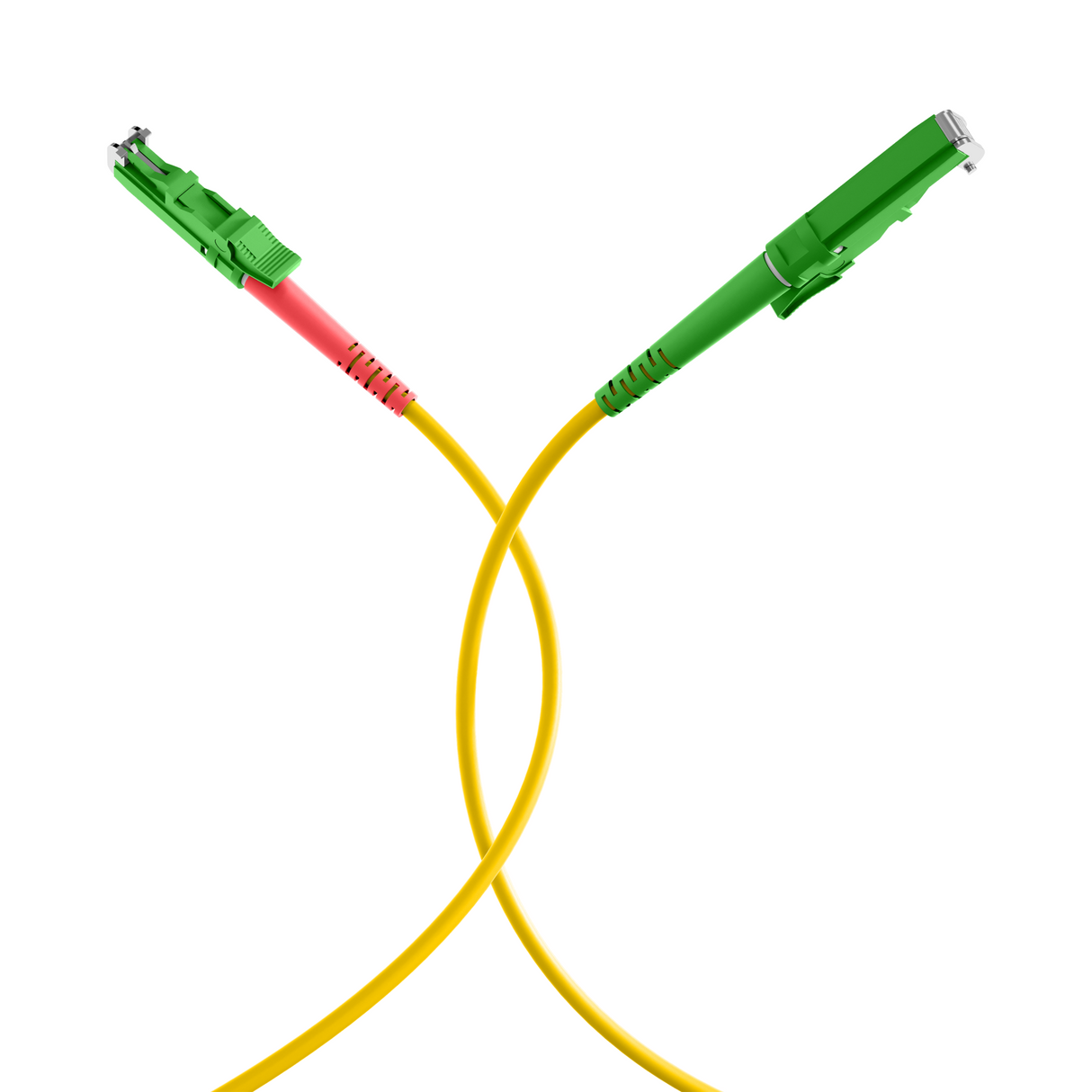 Duplex Patchkabel E2000®/APC-E2000®/APC OS2 G657A1 10m LSZH 3mm gelb - O0933.10