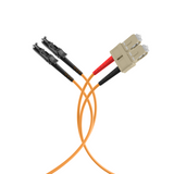 Duplex Patchkabel E2000®-SC OM2 3m LSZH 3mm orange - O0949.3