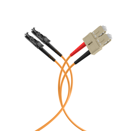Duplex Patchkabel E2000®-SC OM2 3m LSZH 3mm orange - O0949.3