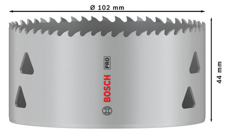 BOSCH-EW Lochsäge  102mm T44mm Gewinde LOCHSÄGE f.Gips Holz