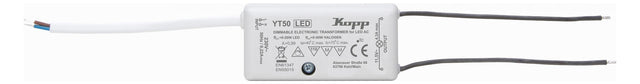 KOPP Sicherheitstrafo 0-50W 11,5V ws 202550091 71,5x35x23,5mm Konv