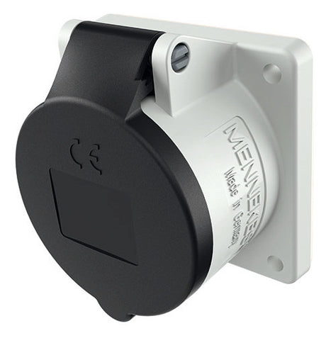 MENNEKES CEE-Anbausteckdose 5p 16A 7h 3057 500V/sw IP44 Schraubkl ger Kst