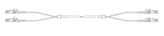 Breakout I-V(ZN) HH OS2 8E9 E2000®APC -E2000®APC 1,0m Stück