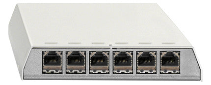 RUTENBECK Patchpanel 6Ports AP 6Ports PP-Cat.6A iso-6 Ap rw Cat6A Schirm