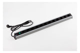 BACHMANN Steckdosenleiste 12f gr 2m 90° 300.005 m.Ein/Aus IP20 1,5qmm