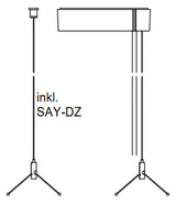 REGIOLUX Seilabhängung si ST L160mm SAYE-PS 120 3x0,75 3x0.75mm² sg/tp B44,5