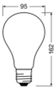 LEDVANCE LED-Lampe FM E27 24W 2700K ws D LED Classic A 200 Filament P 24W 82 3452
