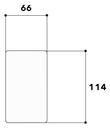 GGK Endstück GEB-K 110x62mm Kst li/re BR 60x110/80-ES/4 rws RAL9010 unbeh