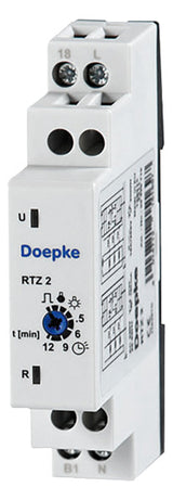 DOEPKE Treppenlichtzeitschalter REG 1TE RTZ 2 elektr.Multifunkt 196-253VAC