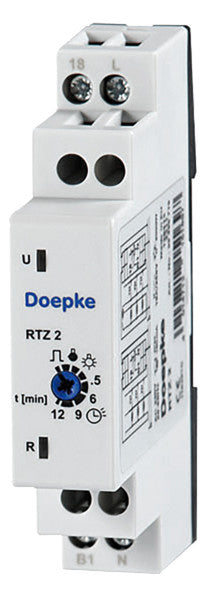 DOEPKE Treppenlichtzeitschalter REG 1TE RTZ 2 elektr.Multifunkt 196-253VAC