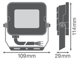LEDVANCE LED-Anbaustrahler 10W Konv 1LED FL COMP V 10W 865 SYM 100 BK sw 6500K
