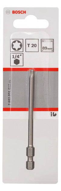 BOSCH-EW Bit TX20 L=89mm 6,4mm(1/4) 2607001652