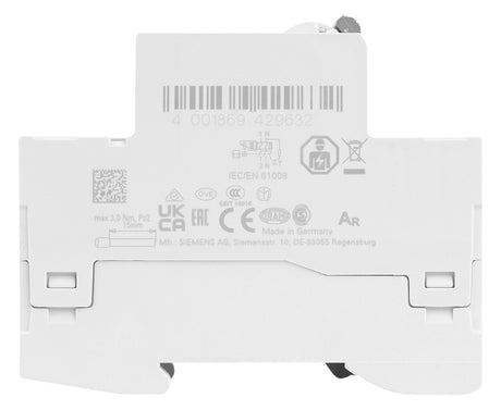 SIEMENS FI-Schutzschalter A 2p 230V 25A 5SV3312-6 0,03A 2TE REG 10kA 1kA/stoß