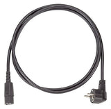 BACHMANN Netzanschlussleitung 2m 10A sw 354.127 3x1,5qmm IP20 PVC